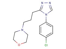 4-{3-[4-(4-chlorophenyl)-4H-1,2,4-triazol-3-yl]propyl}morpholine