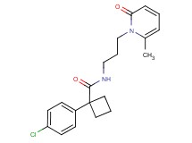 1-(4-chlorophenyl)-N-[3-(6-methyl-2-oxopyridin-1(2H)-yl)propyl]cyclobutanecarboxamide