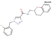 N-[(2R)-3,4-dihydro-2H-chromen-2-ylmethyl]-1-(2-fluorobenzyl)-1H-1,2,3-triazole-4-carboxamide