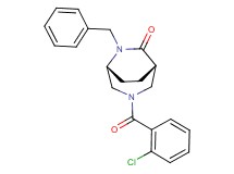 (1S*,5R*)-6-benzyl-3-(2-chlorobenzoyl)-3,6-diazabicyclo[3.2.2]nonan-7-one