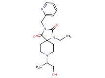 1-ethyl-8-(2-hydroxy-1-methylethyl)-3-(2-pyridinylmethyl)-1,3,8-triazaspiro[4.5]decane-2,4-dione