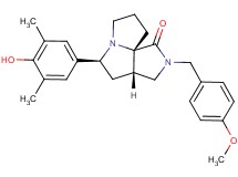 (3aS*,5S*,9aS*)-5-(4-hydroxy-3,5-dimethylphenyl)-2-(4-methoxybenzyl)hexahydro-7H-pyrrolo[3,4-g]pyrrolizin-1(2H)-one