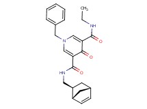 1-benzyl-N-[(1R*,2S*,4R*)-bicyclo[2.2.1]hept-5-en-2-ylmethyl]-N'-ethyl-4-oxo-1,4-dihydro-3,5-pyridinedicarboxamide