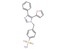 4-{[5-(2-furyl)-4-phenyl-1H-imidazol-1-yl]methyl}benzenesulfonamide