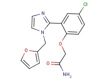 2-{4-chloro-2-[1-(2-furylmethyl)-1H-imidazol-2-yl]phenoxy}acetamide