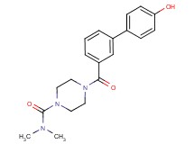 4-[(4'-hydroxybiphenyl-3-yl)carbonyl]-N,N-dimethylpiperazine-1-carboxamide