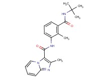 N-{3-[(tert-butylamino)carbonyl]-2-methylphenyl}-2-methylimidazo[1,2-a]pyridine-3-carboxamide