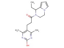 5-[3-(1-ethyl-3,4-dihydropyrrolo[1,2-a]pyrazin-2(1H)-yl)-3-oxopropyl]-4,6-dimethyl-2-pyrimidinol