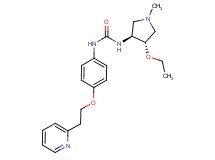 N-[(3S*,4S*)-4-ethoxy-1-methylpyrrolidin-3-yl]-N'-[4-(2-pyridin-2-ylethoxy)phenyl]urea