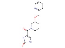 4-{[3-(pyridin-2-ylmethoxy)piperidin-1-yl]carbonyl}-1,3-dihydro-2H-imidazol-2-one