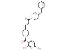 3-({4-[3-(4-benzyl-1-piperidinyl)-3-oxopropyl]-1-piperidinyl}carbonyl)-6-methyl-2-pyridinol