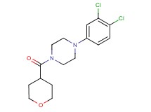 1-(3,4-dichlorophenyl)-4-(tetrahydro-2H-pyran-4-ylcarbonyl)piperazine