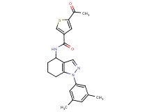 5-acetyl-N-[1-(3,5-dimethylphenyl)-4,5,6,7-tetrahydro-1H-indazol-4-yl]-3-thiophenecarboxamide