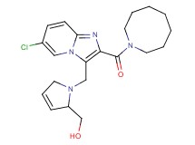 (1-{[2-(azocan-1-ylcarbonyl)-6-chloroimidazo[1,2-a]pyridin-3-yl]methyl}-2,5-dihydro-1H-pyrrol-2-yl)methanol
