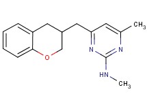 4-(3,4-dihydro-2H-chromen-3-ylmethyl)-N,6-dimethylpyrimidin-2-amine