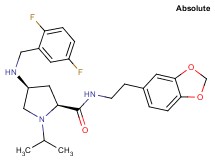(4S)-N-[2-(1,3-benzodioxol-5-yl)ethyl]-4-[(2,5-difluorobenzyl)amino]-1-isopropyl-L-prolinamide