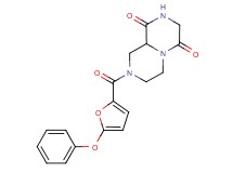 8-(5-phenoxy-2-furoyl)tetrahydro-2H-pyrazino[1,2-a]pyrazine-1,4(3H,6H)-dione