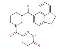 6-{[3-(1,2-dihydro-5-acenaphthylenylcarbonyl)-1-piperidinyl]carbonyl}-4,5-dihydro-3(2H)-pyridazinone