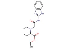 ethyl 1-[2-(1H-benzimidazol-2-ylamino)-2-oxoethyl]piperidine-2-carboxylate