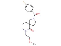 2-(4-fluorobenzoyl)-7-(2-methoxyethyl)-2,7-diazaspiro[4.5]decan-6-one