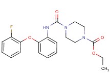 ethyl 4-({[2-(2-fluorophenoxy)phenyl]amino}carbonyl)piperazine-1-carboxylate