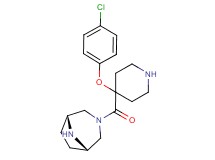 (1R*,5S*)-3-{[4-(4-chlorophenoxy)piperidin-4-yl]carbonyl}-3,8-diazabicyclo[3.2.1]octane