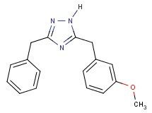 3-benzyl-5-(3-methoxybenzyl)-1H-1,2,4-triazole