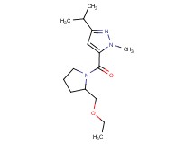 5-{[2-(ethoxymethyl)-1-pyrrolidinyl]carbonyl}-3-isopropyl-1-methyl-1H-pyrazole