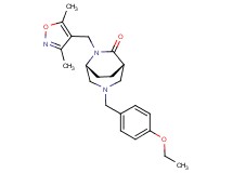 (1S*,5R*)-6-[(3,5-dimethylisoxazol-4-yl)methyl]-3-(4-ethoxybenzyl)-3,6-diazabicyclo[3.2.2]nonan-7-one
