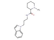 N-[3-(1H-indol-1-yl)propyl]-1-methylpiperidine-2-carboxamide