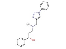 3-{methyl[(1-phenyl-1H-1,2,3-triazol-4-yl)methyl]amino}-1-phenyl-1-propanol
