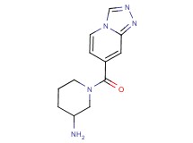 1-([1,2,4]triazolo[4,3-a]pyridin-7-ylcarbonyl)piperidin-3-amine