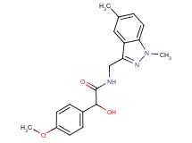 N-[(1,5-dimethyl-1H-indazol-3-yl)methyl]-2-hydroxy-2-(4-methoxyphenyl)acetamide