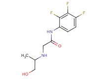 2-[(2-hydroxy-1-methylethyl)amino]-N-(2,3,4-trifluorophenyl)acetamide