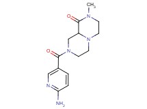 8-[(6-aminopyridin-3-yl)carbonyl]-2-methylhexahydro-2H-pyrazino[1,2-a]pyrazin-1(6H)-one