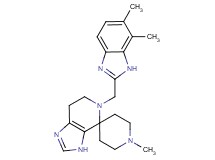 5-[(6,7-dimethyl-1H-benzimidazol-2-yl)methyl]-1'-methyl-3,5,6,7-tetrahydrospiro[imidazo[4,5-c]pyridine-4,4'-piperidine]