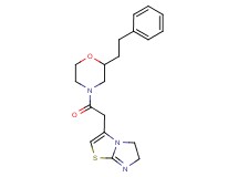3-{2-oxo-2-[2-(2-phenylethyl)-4-morpholinyl]ethyl}-5,6-dihydroimidazo[2,1-b][1,3]thiazole