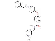 N-methyl-N-[(1-methyl-3-piperidinyl)methyl]-4-{[1-(2-phenylethyl)-4-piperidinyl]oxy}benzamide