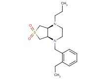 (4aS*,7aR*)-1-(2-ethylbenzyl)-4-propyloctahydrothieno[3,4-b]pyrazine 6,6-dioxide