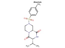 (3R,9aR)-3-isopropyl-8-[(4-methylphenyl)sulfonyl]tetrahydro-2H-pyrazino[1,2-a]pyrazine-1,4(3H,6H)-dione