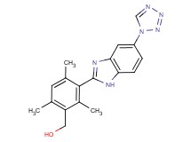{2,4,6-trimethyl-3-[5-(1H-tetrazol-1-yl)-1H-benzimidazol-2-yl]phenyl}methanol