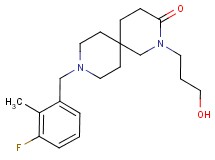 9-(3-fluoro-2-methylbenzyl)-2-(3-hydroxypropyl)-2,9-diazaspiro[5.5]undecan-3-one