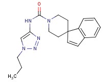 N-(1-propyl-1H-1,2,3-triazol-4-yl)-1'H-spiro[indene-1,4'-piperidine]-1'-carboxamide
