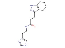 N-[2-(1H-imidazol-4-yl)ethyl]-3-(4,5,6,7-tetrahydro-1H-indazol-3-yl)propanamide
