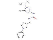 N-(1-isopropyl-5-methyl-1H-1,2,4-triazol-3-yl)-N'-[(1-phenylpyrrolidin-3-yl)methyl]urea