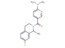 5-[(7-fluoro-1-methyl-3,4-dihydroisoquinolin-2(1H)-yl)carbonyl]-N,N-dimethylpyridin-2-amine
