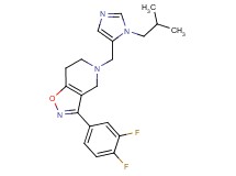 3-(3,4-difluorophenyl)-5-[(1-isobutyl-1H-imidazol-5-yl)methyl]-4,5,6,7-tetrahydroisoxazolo[4,5-c]pyridine