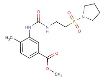 methyl 4-methyl-3-[({[2-(pyrrolidin-1-ylsulfonyl)ethyl]amino}carbonyl)amino]benzoate