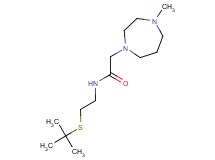 N-[2-(tert-butylthio)ethyl]-2-(4-methyl-1,4-diazepan-1-yl)acetamide