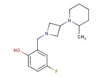 4-fluoro-2-{[3-(2-methylpiperidin-1-yl)azetidin-1-yl]methyl}phenol